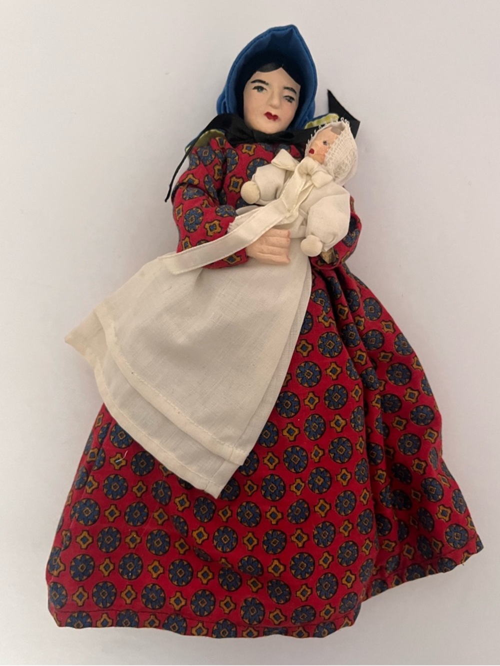 Vintage Hand Constructed Johanna Chavre Aunt Mary Pioneer Doll